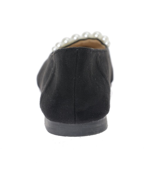 Edit Sheen（エディットシーン）の「ラインパールフラットシューズ（パンプス・レディース・ブラック/グレイッシュベージュ・21.5cm/22.0cm/22.5cm/23.0cm/23.5cm/24.0cm/24.5cm）」の9枚目の写真