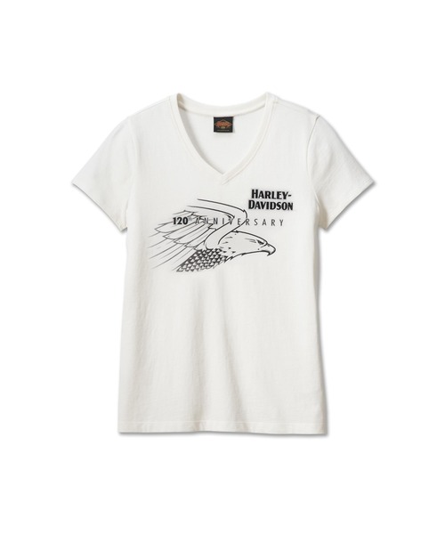 120周年記念ユナイテッドVネックTシャツ（Tシャツ/カットソー）｜Harley-Davidson（ハーレーダビッドソン）