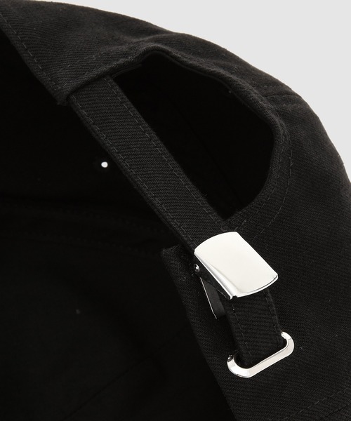 RAF SIMONS（ラフシモンズ）の「Cap wit R embroidery（キャップ・メンズ・ブラック・OS）」の6枚目の写真