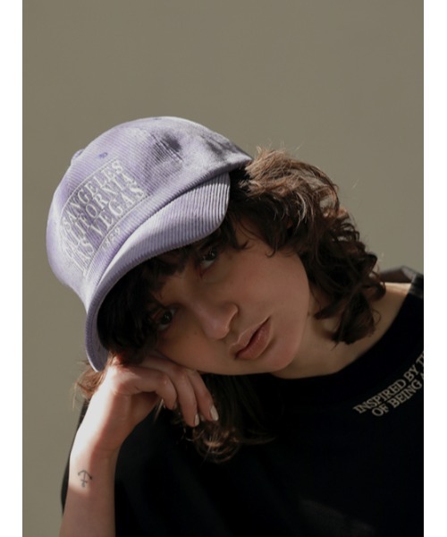 AMAIL（アマイル）の「3city cap（キャップ・レディース・ブラウン/アイボリー/ラベンダー・FREE）」の4枚目の写真