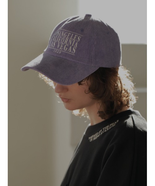 AMAIL（アマイル）の「3city cap（キャップ・レディース・ブラウン/アイボリー/ラベンダー・FREE）」の5枚目の写真