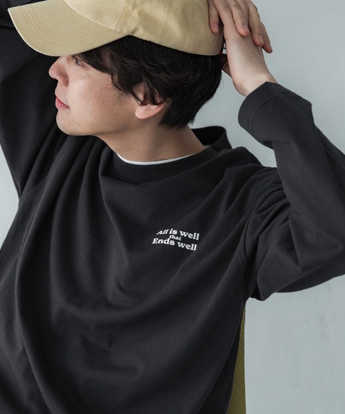 coca(coca)(コカ)の「メンズバッグロゴプリントロンT(Tシャツ/カットソー・メンズ・ホワイト/ブラック・M/L/XL)」の10枚目の写真