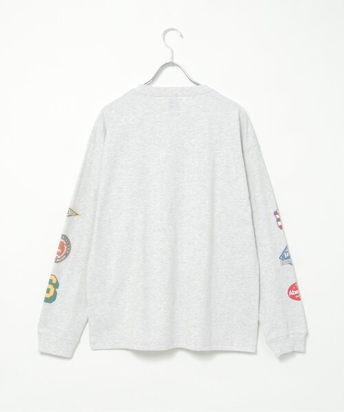 VENCEEXCHANGE（ヴァンスエクスチェンジ）の「袖プリントロンT（Tシャツ/カットソー・メンズ・ライトイエロー/ライトグレー/ネイビー・M/L）」の15枚目の写真