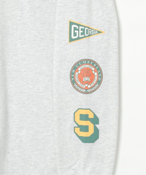 VENCEEXCHANGE（ヴァンスエクスチェンジ）の「袖プリントロンT（Tシャツ/カットソー・メンズ・ライトイエロー/ライトグレー/ネイビー・M/L）」の11枚目の写真