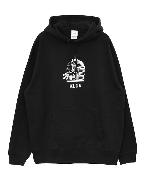 KLON（クローン）の「KLON ILLUSTRATION collab:R11R[beginning]@helmippe PARKA（パーカー・メンズ・ブラック・L size/M size）」の3枚目の写真