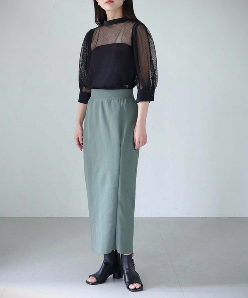 cheriella（シェリエラ）の「【cheriella】WEB限定メッシュブラウス（シャツ/ブラウス・レディース・ブラック/オフホワイト・M）」の18枚目の写真