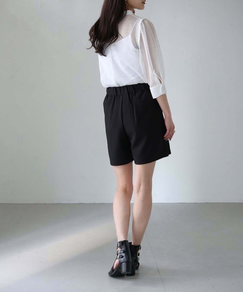 cheriella（シェリエラ）の「【cheriella】WEB限定メッシュブラウス（シャツ/ブラウス・レディース・ブラック/オフホワイト・M）」の8枚目の写真