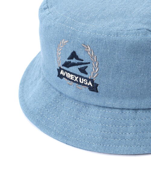 AVIREX（アヴィレックス）の「【KID'S/キッズ】A-STAR DENIM HAT / Aスター デニム ハット / AVIREX / アヴィレックス（ハット・キッズ・その他4/ブルー系その他3・F）」の6枚目の写真