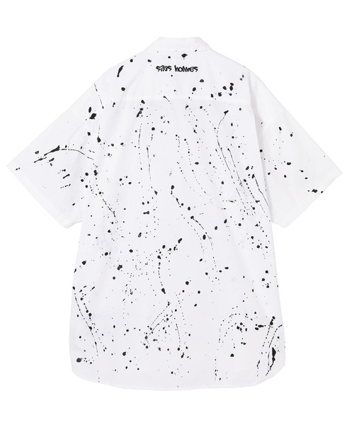 SILAS（サイラス）の「SPLASH S/S SHIRT（シャツ/ブラウス・メンズ・ホワイト/ライトブルー/ブラック・M/L/XL）」の14枚目の写真