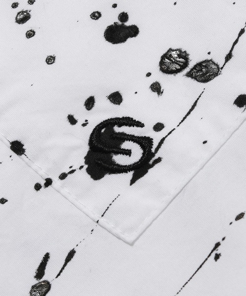SILAS（サイラス）の「SPLASH S/S SHIRT（シャツ/ブラウス・メンズ・ホワイト/ライトブルー/ブラック・M/L/XL）」の8枚目の写真