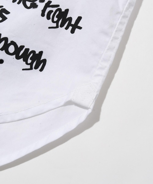 SILAS（サイラス）の「SPLASH S/S SHIRT（シャツ/ブラウス・メンズ・ホワイト/ライトブルー/ブラック・M/L/XL）」の4枚目の写真