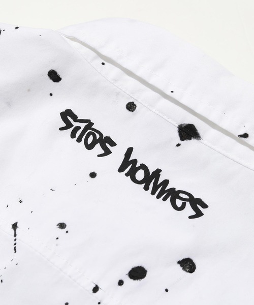 SILAS（サイラス）の「SPLASH S/S SHIRT（シャツ/ブラウス・メンズ・ホワイト/ライトブルー/ブラック・M/L/XL）」の15枚目の写真