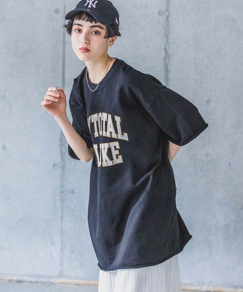 PAGEBOY（ページボーイ）の「パウダーカレッジミニウラケ（Tシャツ/カットソー・レディース・オートミール/ターコイズブルー/ブラック・FREE）」の17枚目の写真