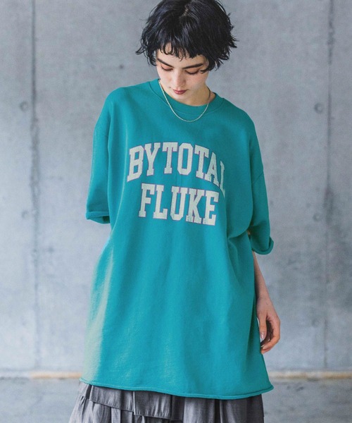 PAGEBOY（ページボーイ）の「パウダーカレッジミニウラケ（Tシャツ/カットソー・レディース・オートミール/ターコイズブルー/ブラック・FREE）」の10枚目の写真