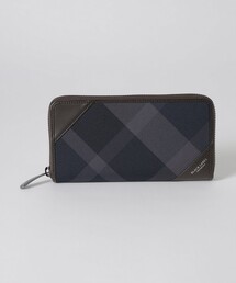 BURBERRY クレスト プリント ラウンドジップ ウォレット BURBERRY】バーバリー『クレスト プリント ジップウォレット