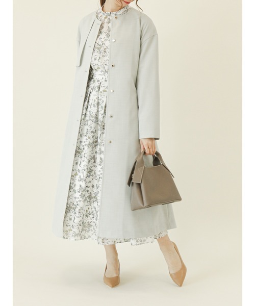 Te chichi（テチチ）の「フラワープリントフレアスカート（スカート・レディース・ブルー/ブラック/オフホワイト・MEDIUM/SMALL）」の15枚目の写真