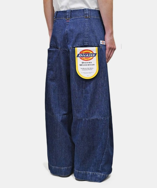 シンヤコズカとdickeyのコラボバギーデニムです。 SHINYAKOZUKA(シンヤコズカ)/BAGGY WITH DICKIES/Stone wash