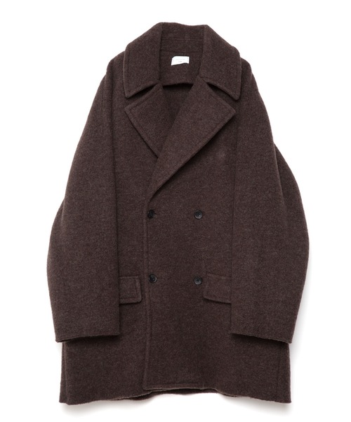 UNDECORATED アンデコレイテッド / Wool Freece Melton P-Coat ウール