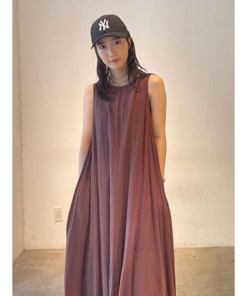 LAGUNAMOON（ラグナムーン）の「エアリーバリエーションワンピース（ワンピース・レディース・ブラック/パープル/ブラウン/グリーン・SMALL/MEDIUM）」の21枚目の写真