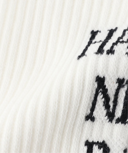 FRAMeWORK（フレームワーク）の「≪追加≫【Gloria Cords/グロリアコード】Have a nice day リブソックス2（ソックス/靴下・レディース・ブラック・FREE）」の2枚目の写真