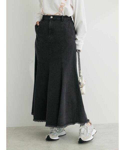 Sugar spoon（シュガースプーン）の「・SUGAR SPOON デニムマーメイドスカート（デニムスカート・レディース・ブラック/ライトインディゴブルー/ダークインディゴブルー・FREE）」の10枚目の写真