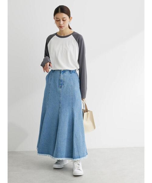 Sugar spoon（シュガースプーン）の「・SUGAR SPOON デニムマーメイドスカート（デニムスカート・レディース・ブラック/ライトインディゴブルー/ダークインディゴブルー・FREE）」の11枚目の写真