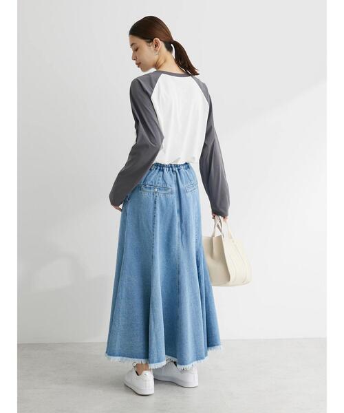 Sugar spoon（シュガースプーン）の「・SUGAR SPOON デニムマーメイドスカート（デニムスカート・レディース・ブラック/ライトインディゴブルー/ダークインディゴブルー・FREE）」の17枚目の写真