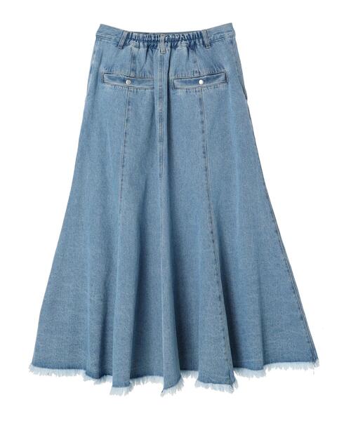 Sugar spoon（シュガースプーン）の「・SUGAR SPOON デニムマーメイドスカート（デニムスカート・レディース・ブラック/ライトインディゴブルー/ダークインディゴブルー・FREE）」の8枚目の写真