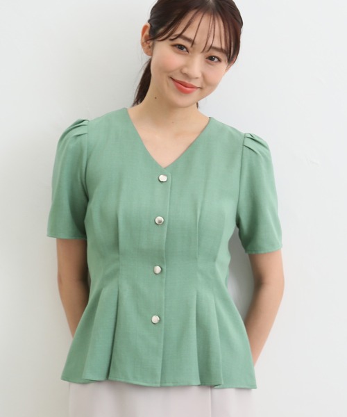 Honeys（ハニーズ）の「ペプラムブラウス（シャツ/ブラウス）」 - WEAR