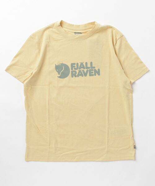 FJALL RAVEN （フェールラーベン）の「Fjallraven Logo Tee W（Tシャツ/カットソー・レディース・ライトイエロー/ホワイト・X-SMALL/MEDIUM/SMALL）」の2枚目の写真