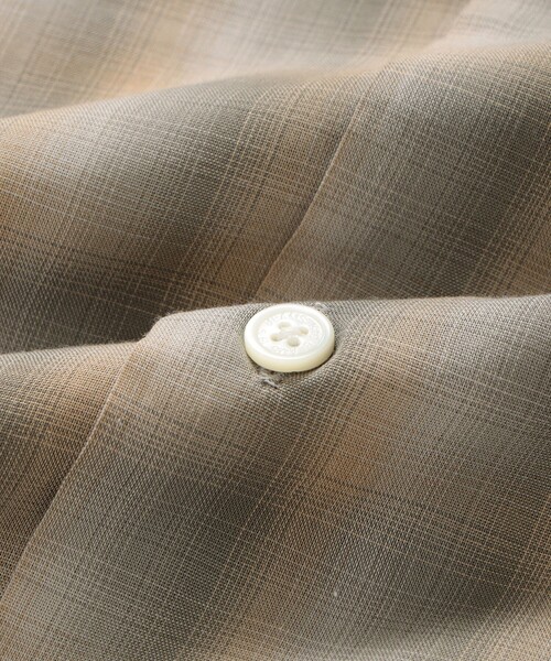 BEAMS(ビームス)の「BEAMS / オンブレチェック イージー シャツ(シャツ/ブラウス・メンズ・グレー/ブルー・S/M/L/XL)」の6枚目の写真