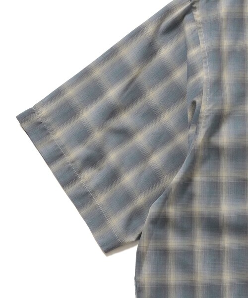 BEAMS(ビームス)の「BEAMS / オンブレチェック イージー シャツ(シャツ/ブラウス・メンズ・グレー/ブルー・S/M/L/XL)」の9枚目の写真