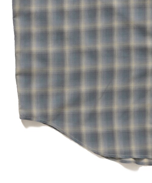BEAMS(ビームス)の「BEAMS / オンブレチェック イージー シャツ(シャツ/ブラウス・メンズ・グレー/ブルー・S/M/L/XL)」の10枚目の写真