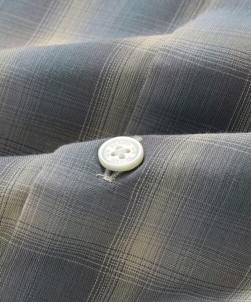 BEAMS(ビームス)の「BEAMS / オンブレチェック イージー シャツ(シャツ/ブラウス・メンズ・グレー/ブルー・S/M/L/XL)」の12枚目の写真