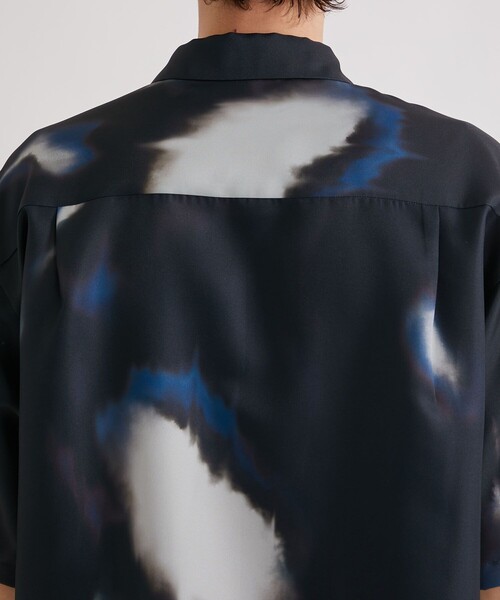 UNITED TOKYO（ユナイテッドトウキョウ）の「クラウドパターンオープンカラーシャツ（シャツ/ブラウス・メンズ・ネイビー/ライトグレー/ブラック・1/2）」の21枚目の写真