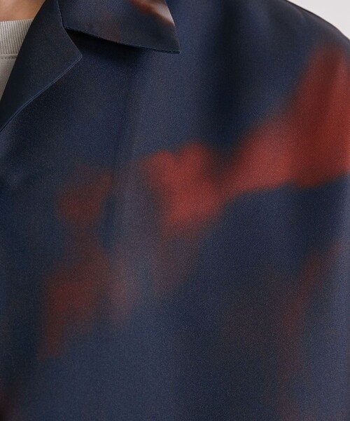 UNITED TOKYO（ユナイテッドトウキョウ）の「クラウドパターンオープンカラーシャツ（シャツ/ブラウス・メンズ・ネイビー/ライトグレー/ブラック・1/2）」の11枚目の写真