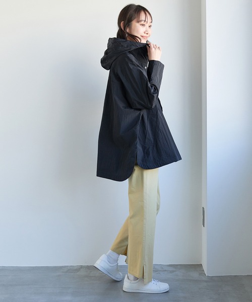 KANGOL SPORT(カンゴールスポーツ)の「【KANGOL SPORT】ワイドマウンテンパーカー《撥水》(ブルゾン・レディース・ラベンダー/ベージュ/ホワイト/ブラック/ライトベージュ/カーキ/ベージュ系その他/パープル系その他/ホワイト系その他/ブラック系その他/サックスブルー・LL/M/L)」の13枚目の写真