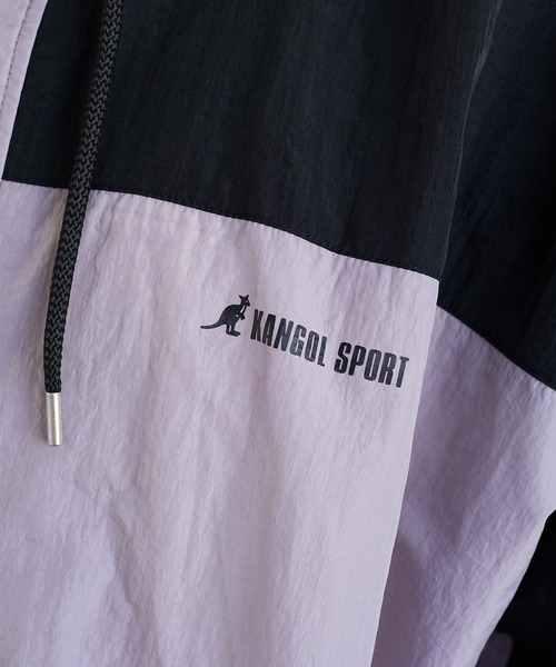 KANGOL SPORT(カンゴールスポーツ)の「【KANGOL SPORT】ワイドマウンテンパーカー《撥水》(ブルゾン・レディース・ラベンダー/ベージュ/ホワイト/ブラック/ライトベージュ/カーキ/ベージュ系その他/パープル系その他/ホワイト系その他/ブラック系その他/サックスブルー・LL/M/L)」の15枚目の写真