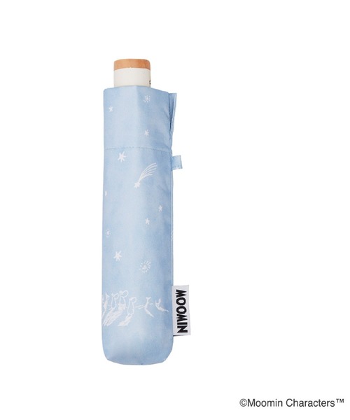 Waterfront(ウォーターフロント)の「MOOMIN 折りたたみ傘 50cm 晴雨兼用傘 日傘 雨傘(折りたたみ傘・レディース・ブルー系その他/ピンク系その他2/ホワイト系/ベージュ/ピンク・FREE)」の9枚目の写真