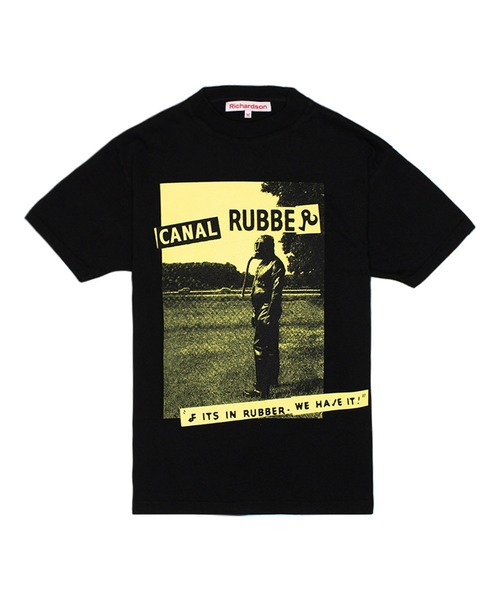 RICHARDSON（リチャードソン）の「【Richardson/リチャードソン】 Canal Rubber T-Shirt カナルラバーTシャツ（Tシャツ/カットソー・メンズ・ブラック・M/S/XL/L）」の3枚目の写真