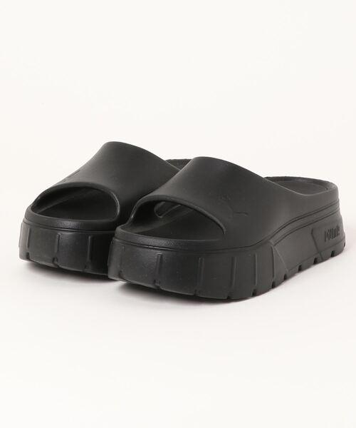 PUMA（プーマ）の「PUMA プーマ ウィメンズ メイズ スタック インジェックス サンダル（サンダル・レディース・ブラック/アイボリー・24.0cm/25.0cm/22.0cm/23.0cm/26.0cm）」の15枚目の写真
