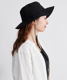 SETUP7（セットアップセブン）の「【SETUP7】ストラップ付きコットンハット 無地ハット ローハット ASH（ハット・レディース）」
