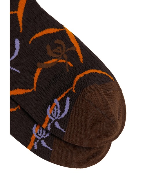 JNBY(ジェーエヌビーワイ)の「RetroOriental Jacquard Cotton-blend Crew Socks / ソックス(ソックス/靴下・レディース・グリーン系その他5/ブラウン系その他5/ブラック系その他・ONE SIZE)」の18枚目の写真