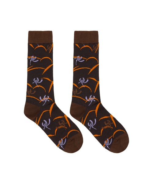 JNBY(ジェーエヌビーワイ)の「RetroOriental Jacquard Cotton-blend Crew Socks / ソックス(ソックス/靴下・レディース・グリーン系その他5/ブラウン系その他5/ブラック系その他・ONE SIZE)」の20枚目の写真