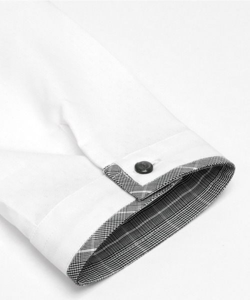 TOKYO SHIRTS(トウキョウシャツ)の「透け防止 形態安定ノーアイロン ワイド 七分袖ビジネスワイシャツ(ビジネスシャツ・レディース・ホワイト・S/M/L/LL/XL)」の7枚目の写真