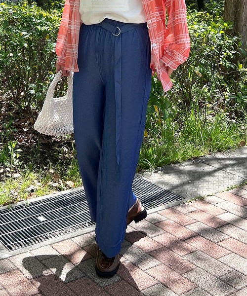 Auntie Rosa(アンティローザ)の「【Louis Beaute】デニムライクワイドイージーパンツ(その他パンツ・レディース・ブルー・SMALL/MEDIUM)」の10枚目の写真