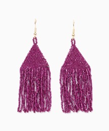 (Ink+Alloy)ビーズフリンジピアス