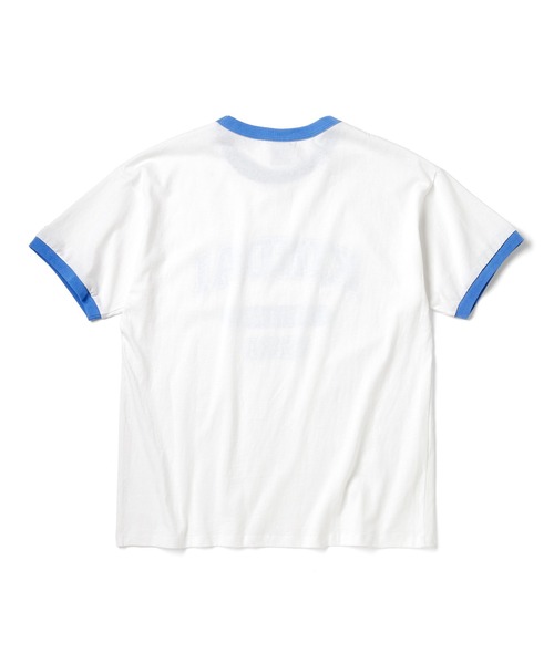 Russell Athletic(ラッセルアスレティック)の「【KINDAI UNIVERSITY】カレッジロゴTシャツB(Tシャツ/カットソー・メンズ・ホワイト/ブルー・XL/S/M/L)」の6枚目の写真