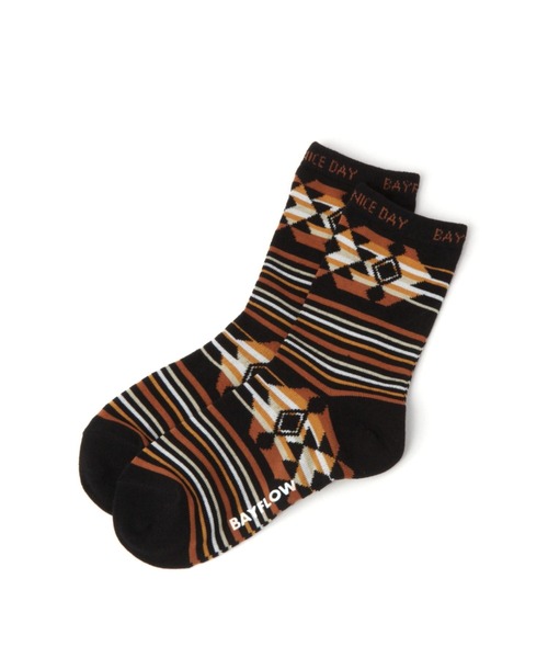 BAYFLOW（ベイフロー）の「アソート柄ソックス(KIDS)（ソックス/靴下・キッズ・ブラック/ホワイト/ラベンダー・MEDIUM/LARGE）」の7枚目の写真