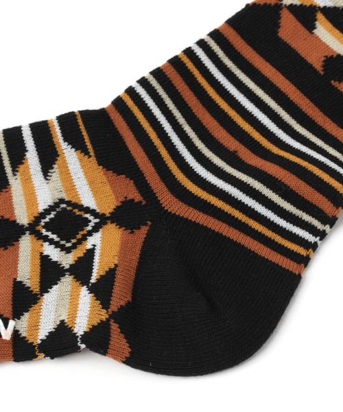 BAYFLOW（ベイフロー）の「アソート柄ソックス(KIDS)（ソックス/靴下・キッズ・ブラック/ホワイト/ラベンダー・MEDIUM/LARGE）」の4枚目の写真